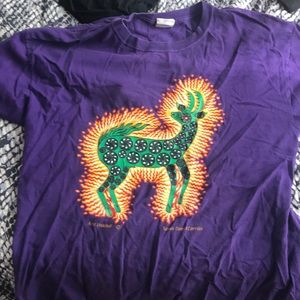 Retro reindeer tee